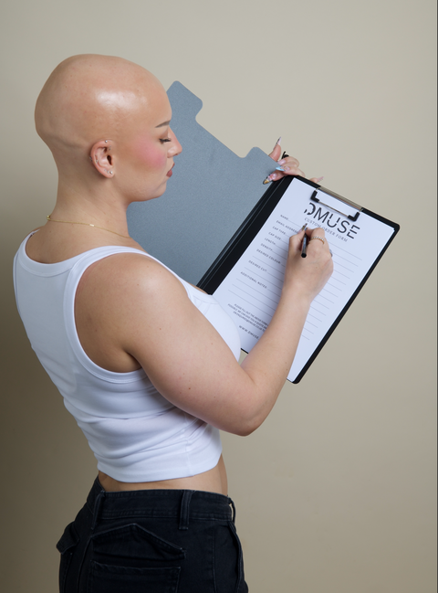 Fill in our topper order form and we'll come back to you with a personalised quote. The form walks you through everything — your hair loss, your colour, your preferences — so we have everything we need to create something that's genuinely built for you.
