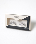 DMuse eyelashes packaging with false eyelashes inside on a white background
