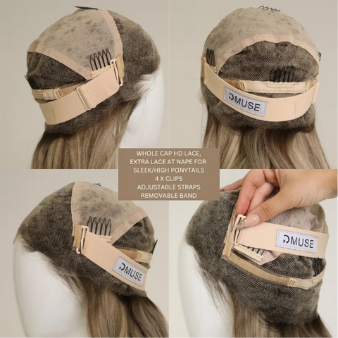 Glueless full lace cap